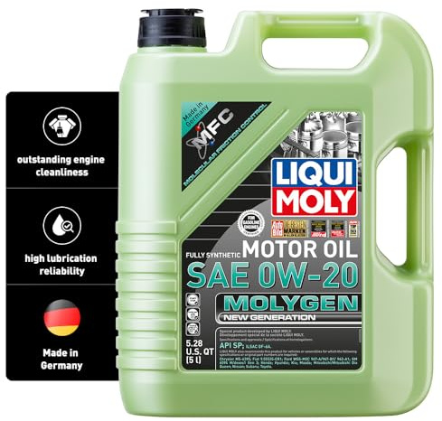 Liqui Moly Molygen New Generation SAE 0W-20 | 5 Liter | Fully synthetic engine oil | SKU: 20438