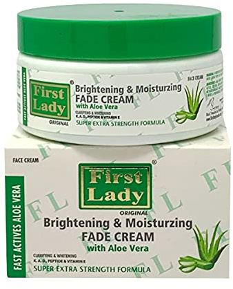 First Lady Kojic Acid Cream 200ml – Skin Brightening & Dark Spot Corrector – Fade Cream for Hyperpigmentation, Age Spots & Uneven Skin Tone – With Aloe Vera, Peptides & Vitamin E