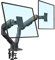 NB North Bayou Heavy Duty Doppio Supporto per Monitor per Schermo da 27-34 Pollici, Carico Massimo 16 kg VESA 75 & 100 mm G65