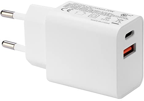 POLY POOL PP4829 Cargador de teléfono móvil USB A+C Adaptador de corriente USB 2A, 2,22A, 3A, 1,5A, 1,67A Cargador USB de carga rápida Cargador de smartphone Adaptador USB C 20W / A 20W