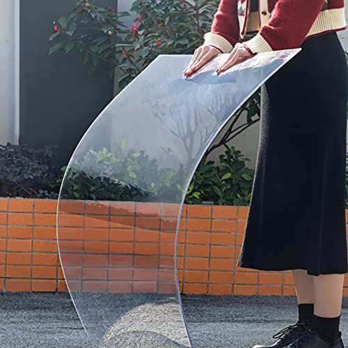Dachplatte aus Polycarbonat,Klare Dachverkleidungs-Ersatzplatten,Markisenabdeckungen für Außenbereich,Regenfeste Gewächshausüberdachung,für Balkonfenster Sicherer Zaun (WxL: 1x10m)