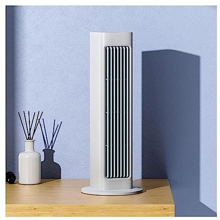 ZUMAHA Fresco Ventilador de torre recargable USB, ventilador de escritorio oscilante portátil sin aspas, ventilador de pared para dormitorio/oficina/hogar Ventilador Eléctrico