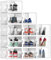MYHMCT 12 Pack Shoe Storage Box, Clear Plastic Stackable Shoe Boxes with Magnetic Door, Aromatherapy Stick, Shoe Organizer for Closet, Fit up to UK Size 9.5 (33 x 23x 14.5 cm)