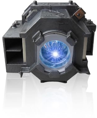 Poxtedsr EL PLP42 Lámpara de repuesto para proyector con carcasa compatible con EPSON EB-410WE EMP-280 EMP-400WE EMP-410We EMP-822 EMP-822H EMP-83 EMP-83C EMP-83H EMP-83HE EMP-X56 EMP-x68