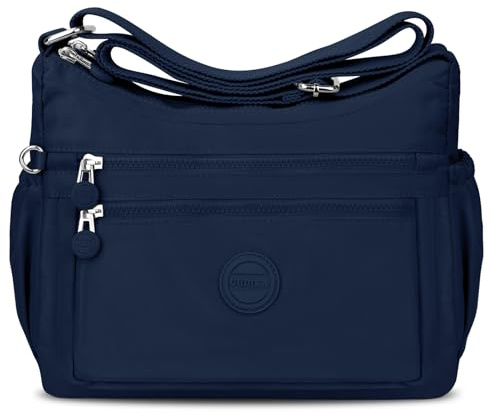 ONEKERUN Borsa Tracolla Grande Borse a Tracolla da Donna Nylon Casual Borse Multitasche Donna Impermeabile Borsetta Donna Leggero Borsa a Spalla con Tracolla Regolabile per Viaggio Shopper Scuola