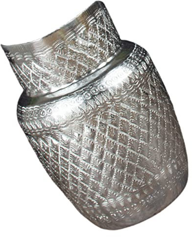 UTHCLO Carafe à Eau Métallique Grosse Ouverture 1l en Métal Inoxydable Pichet à Lait Pichet à Jus Usage Domestique et Restauration Service Boissons