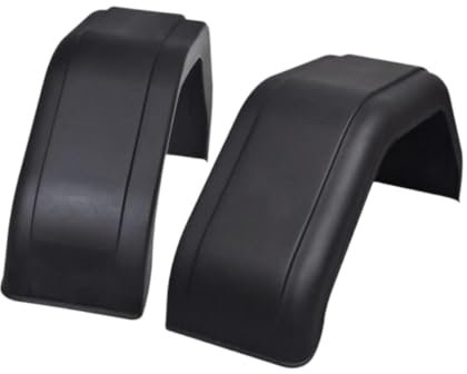 Oshhni 2 Pezzi di Ruote in PP per Rimorchi e Parafanghi, Parti di Ricambio per Yacht e ATV, for 12inch 13inch