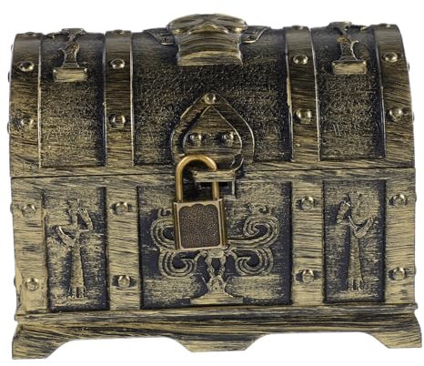 BESTYASH Halloween Pirate Treasure Box for Boys and Girls Decorative Storage Chest Toy Multifunctional Craft Box