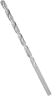 Punte elicoidali extra lunghe con gambo dritto, estensione da 10 mm, in acciaio ad alta velocità, lunghezza 200 mm, per legno, plastica, alluminio, ferro, rame (1 pezzo)