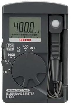Mesureurs de lumière, Luxmètre numérique LX20, lampe fluorescente à incandescence et à séchage UV haute sensibilité