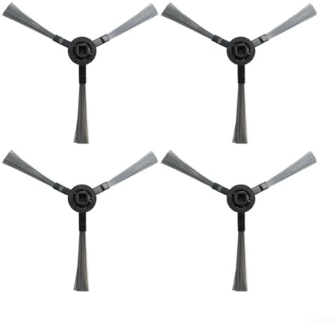 Spazzole laterali di ricambio per robot aspirapolvere Redkey R10, confezione da 4/10 per migliori risultati di pulizia (4 pezzi)
