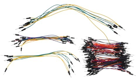 TOBBOMEY 130pcs Female to Female Jumper Wires Breadboard Ribbon Cable Kit for Electronics and Automotive Wiring Wire Connectors for Educational Industrial and Experimental Use