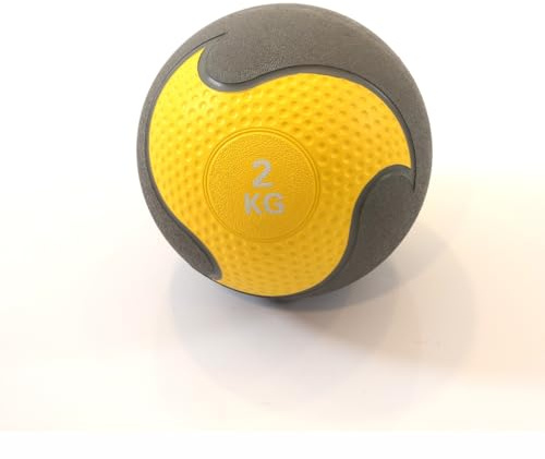 Muscle Power Medizinball aus Gummi – 2 kg