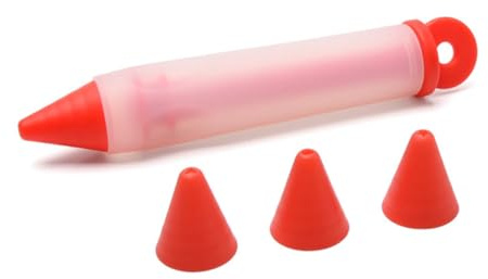 MALUGOGO 16 Bolígrafos de Silicona para Decorar Pasteles Multicolor, Juego de Pluma de Manga Pastelera para Repostería, Utensilio Multifuncional para Color Color Aleatorio Estilo Aleatorio