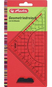 Herlitz Geodreieck groß mit Griff