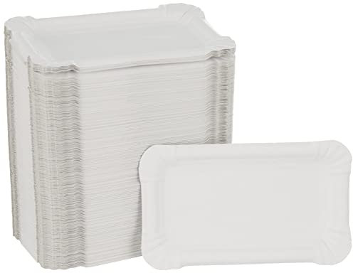 García de Pou 320.03 Bandejas Pastelería Pequeñas, 15 x 9 Cm, Set de 250, Blanco