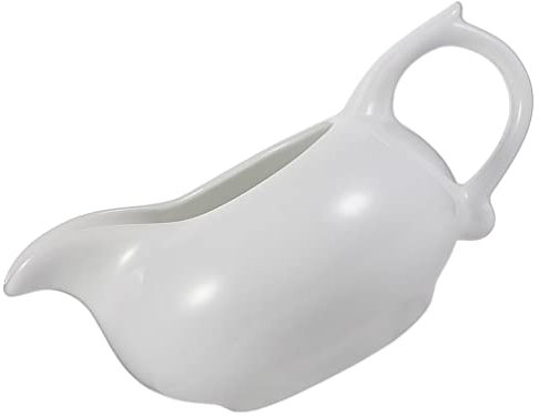 Bote de salsa de cerámica Taza de salsa de cerámica Crema de cerámica con asa Jarra de salsa Taza de salsa de café Dispensador de salsa Crema Plato de azúcar Salsa Cuenco de inmersión D (Size : 12X8.