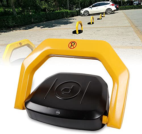 Elektrisch Parksperre, Automatic Parking Lock, Antikollision 180°, Mit 30m Fernbedienung, Car Barrier Lock Space Remote Control Ip67, Mit Reflektierendem Streifen