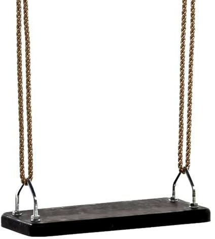Sedia a dondolo 44,8 x 2,6 x 17,8 cm (larghezza x altezza x profondità) con corda regolabile, altalena per bambini da appendere per esterni e interni, per bambini dai 3 ai 15 anni, portata fino a 70