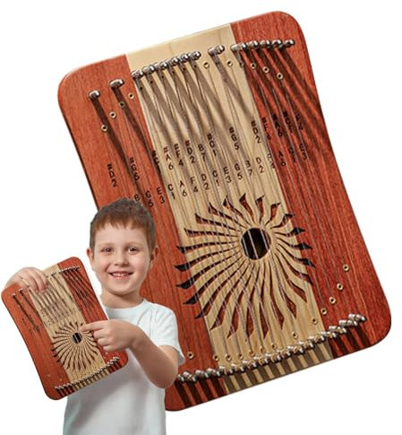 Kleine Harfe Instrument | Lyra Harfe mit 31 Saiten - Musikbegeisterte Wiederverwendbares Instrument, Chromatische Tonleiter Harfe für Saiten Erwachsene Kinder