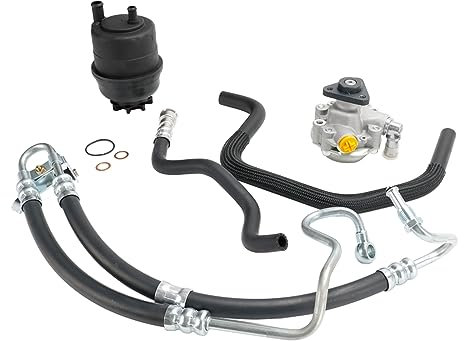 Artudatech Servolenkungspumpe Power Steering Pump Kit Fit for BMW E46 320i 323i 325i 328Ci 328i 330i 2001-2005