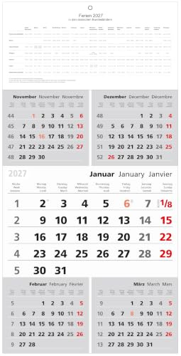 Güss 5-Monatskalender 60x30cm