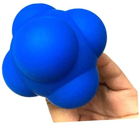 SKISUNO Agility-Trainingsball Reflexball sechsseitiges Design verbessert die Reaktionszeit Koordination Trainingsball für Fitness