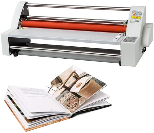 Laminiergerät A3 für A2 A3 A4, 350/450 mm Heiß und Kalt Laminiermaschinen 4 Walzen System, 220 V Schnelles Laminieren, Fotos und Dokumente Laminator für Schule, Büro und Zuhause,350mm