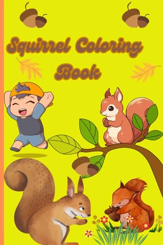 Squirrel Coloring Book