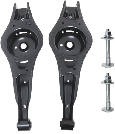 Callume Querlenker-Set – 2 x Querlenker hinten unten und 2 x Schraubensatz Kompatibel mit Audi A3 Kompatibel mit VW Eos Golf V VI Touran 1K0505171C 1K0505311AB 1K0505311S N10106402 N10640501 WHT000232