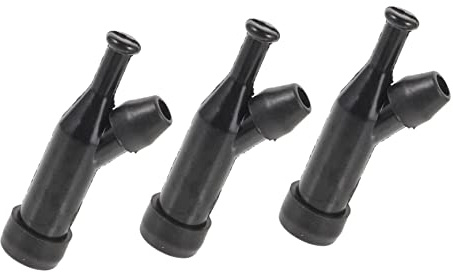 Hemobllo Cappucci Candela Generatore 3 Pezzi Plastica Resistente Calore per Motori 3kw-5kw Idropulitrice Pompe Acqua Alta Pressione Ricambi Patio Giardino