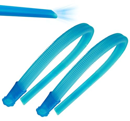2X Tumble Dryer Cleaning Hose, Universal Dryer Vent Cleaner Kit Vacuum Hose Attachment and Lint Vent Brush, Tumbler DryerLint Vacuum Attachment, 32.8 Inch Flexible Lint Trap Cleaning Tools for Dryers