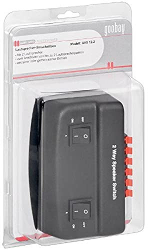 Goobay 50928 Lautsprecher-Umschaltbox