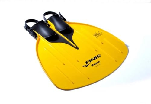 Finis Herren Monofin Training Rapid, Yellow, US M: 8-12, F: 9-13, schwarz