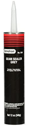 3M Dynatron Auto Seam Sealer Caulk, 550, Grey Color, Permanently Elastic, Fast-Skinning, Non-Staining, Non-Sagging, 12 oz