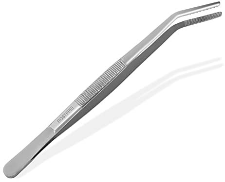 InstrumenteNrw Aquarium Terrarium Pinzette 30 cm Gebogen aus Edelstahl