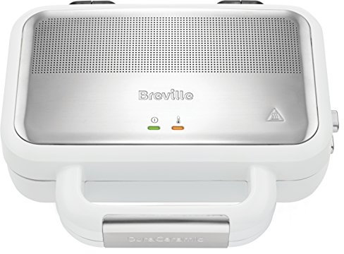 Breville DuraCeramic Sandwichmaker mit tiefen Platten | Sandwichtoaster für 2 Scheiben [VST074X]
