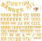 SUNBEAUTY Bannière Décoration de Fête Or, Chaîne de Lettres Guirlande Suspendue Deco d'alphabet Bricolage Banderole en Papier Durable Recyclable pour Anniversaire Mariage Baby Shower DIY
