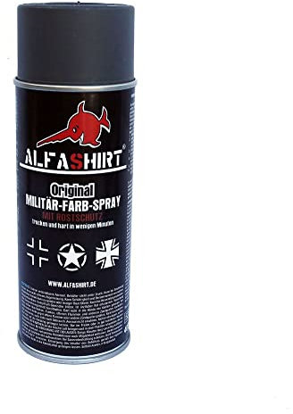 Militär Sprayfarben Farbspray Lack RAL Farben Bundeswehr Restaurieren, RAL Farben:RAL 7015 Schiefergrau