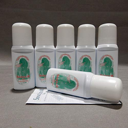 Sindólor Gel DEX HOME Para Masaje Corporal En Roll-on 60 ml, Efecto Inmediato. Pack ++ Ahorro 6 Unidades