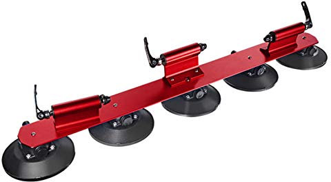 Bike Holder for Car Accessories Quick Install Suction Bicycle Roof Rack Mtb Road Bike Roof Carrier Bicycle Accessories, Quick Release Aluminium Alloy Roof Rack for 1-3 Bike ( Color : Red , Size : 3 )