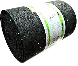 MelTruck Antirutschmatte Rolle 10m 5m x 25cm 3mm 6mm 8mm, Ladungssicherung Matte rutschfest LKW Anhänger Transport Gummi, DIN 75410 VDI 2700, schwarz (10 m x 25 cm x 3 mm)