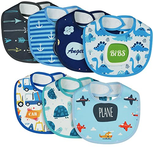 Vicloon baby bandana haklappar, mjuka och absorberande, tandsprickningshaklappar för spädbarn, unisex design