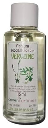 Extrait de parfum Verveine biodégradable, fabrication française dans les Cevennes. Pour pot pourri, platre, diffuseur...