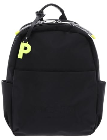 Picard Damen Rucksack LuckyOne 3244 aus Nylon mit Reißverschluss in der Farbe Schwarz, 26x11x33cm, 32444U9001
