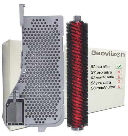Geoviizon Cepillo de mantenimiento y filtro de agua, accesorio compatible con Roborock S7 Max Ultra Totalmente automático Empty Wash Fill Dock (para S7 Max Ultra)