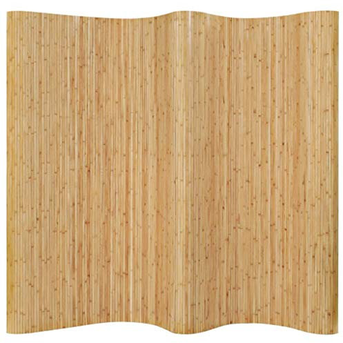 OHOOWOO Pannello Divisore per la Stanza in Bambù Naturale 250x165 cm,Divisorio camera in bambù: crea privacy e separa gli spazi in modo pratico e decorativo Accessori, Divisorio