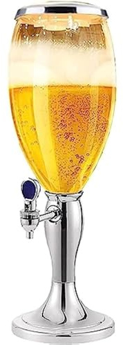Dispensador De Cerveza Tipo Torre, Dispensador De Cerveza Grande De 5 L, Dispensador De Bebidas Tipo Torre De Cerveza Con Grifo For Tubo De Hielo, Torre De Cerveza De Barril Grande, Fácil De Limpiar,