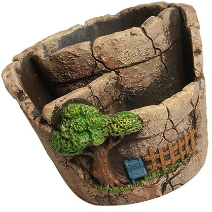 SEWOART Sukkulenten Übertopf Aus Zement Für Bonsai Blumentopf Kreativer Blumenbehälter Für Gartenpflanzen Robust Und Elegant Für Balkondekoration