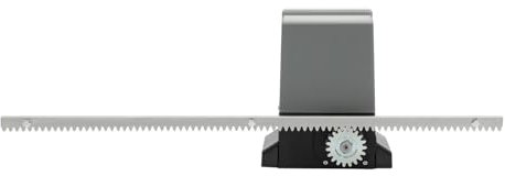 Juego de accionamiento de puerta corredera, 370 W, accionamiento de puerta, abridor eléctrico de puerta de garaje con 2 mandos a distancia para puerta corredera para hotel y fábrica